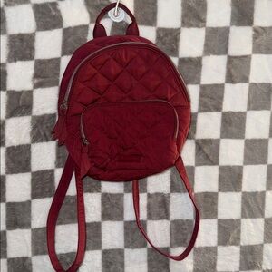 Vera Bradley Mini Red Backpack 2 Pockets
